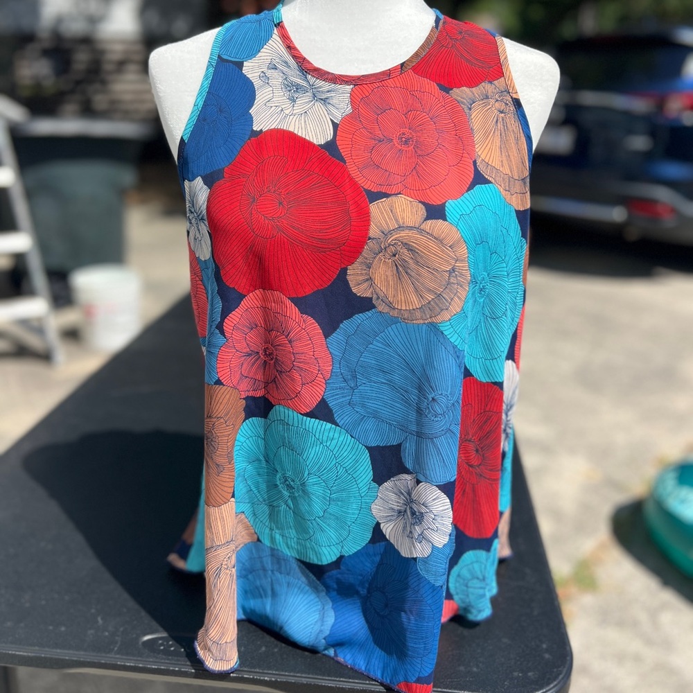 Stitch fix blouse lined floral design